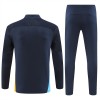 Olympique de Marseille Training Huppari 2024-25 Neljännes Zip Navy - Miesten